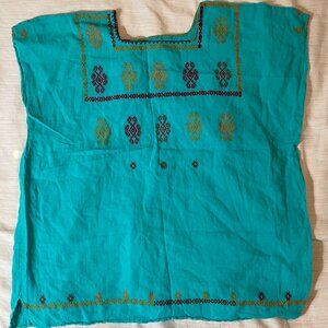 Huipil Shirt Handmade Size Medium